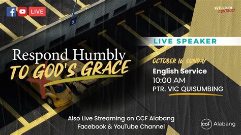 ccf alabang schedule 2024|Sunday Morning Service 10AM .